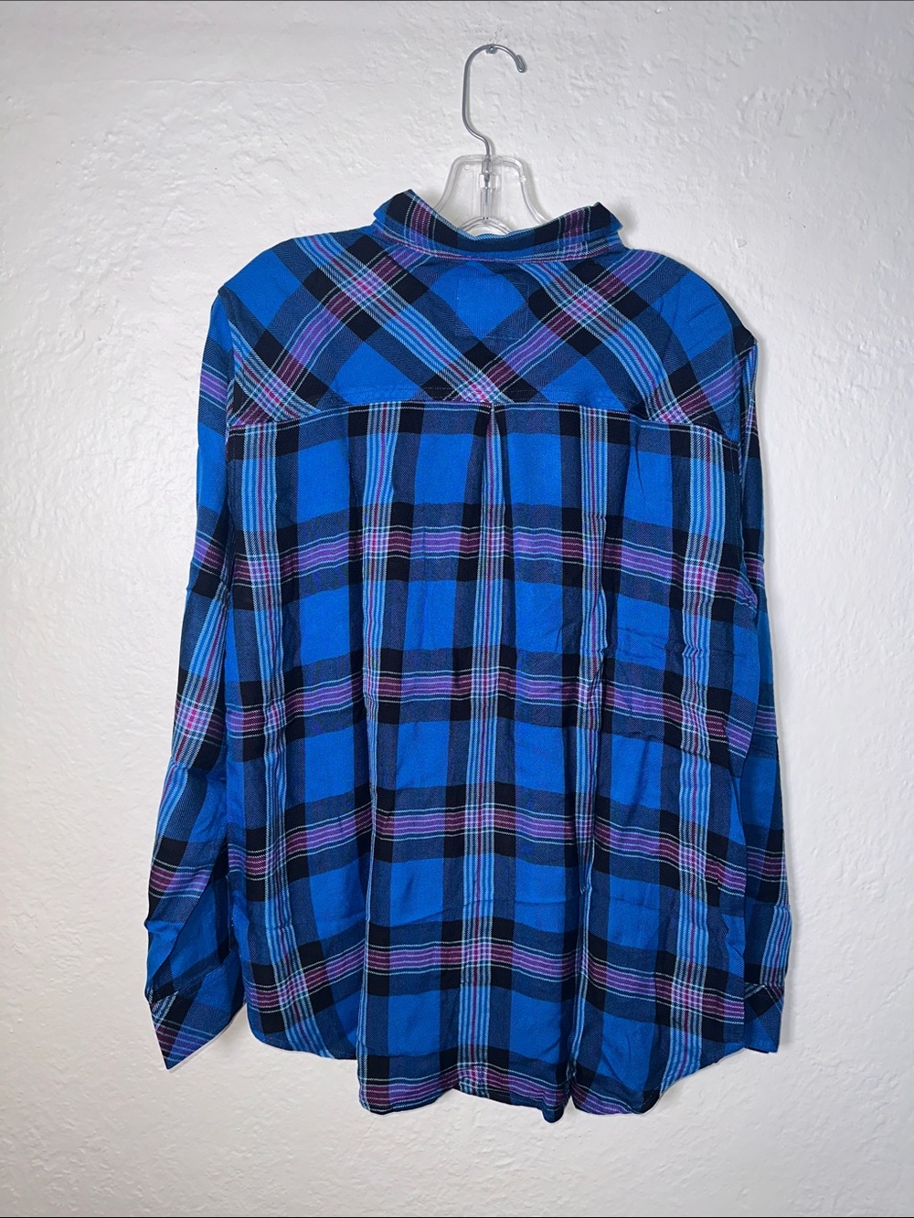 RAILS | Hunter Button Up Shirt - Cobalt Magenta - Picture 8 of 8